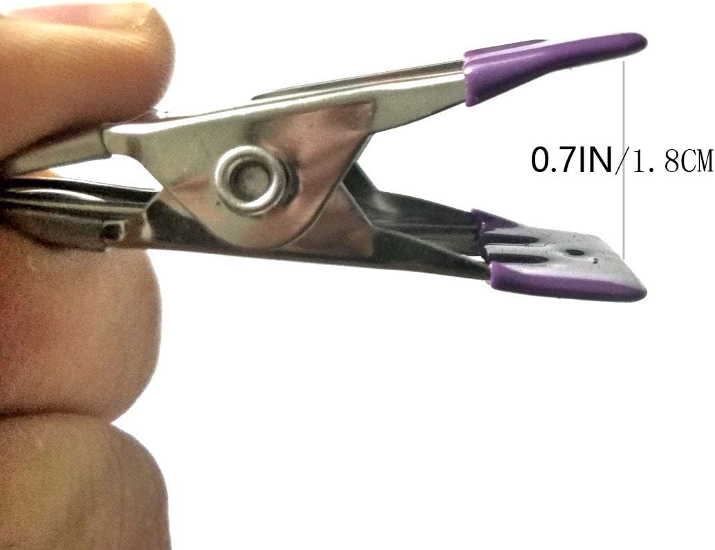 Stainless Steel Clothes Pins: 30 Packs Metal Beach Towel Clips, Pool Cover Clips,Heavy Duty Close
