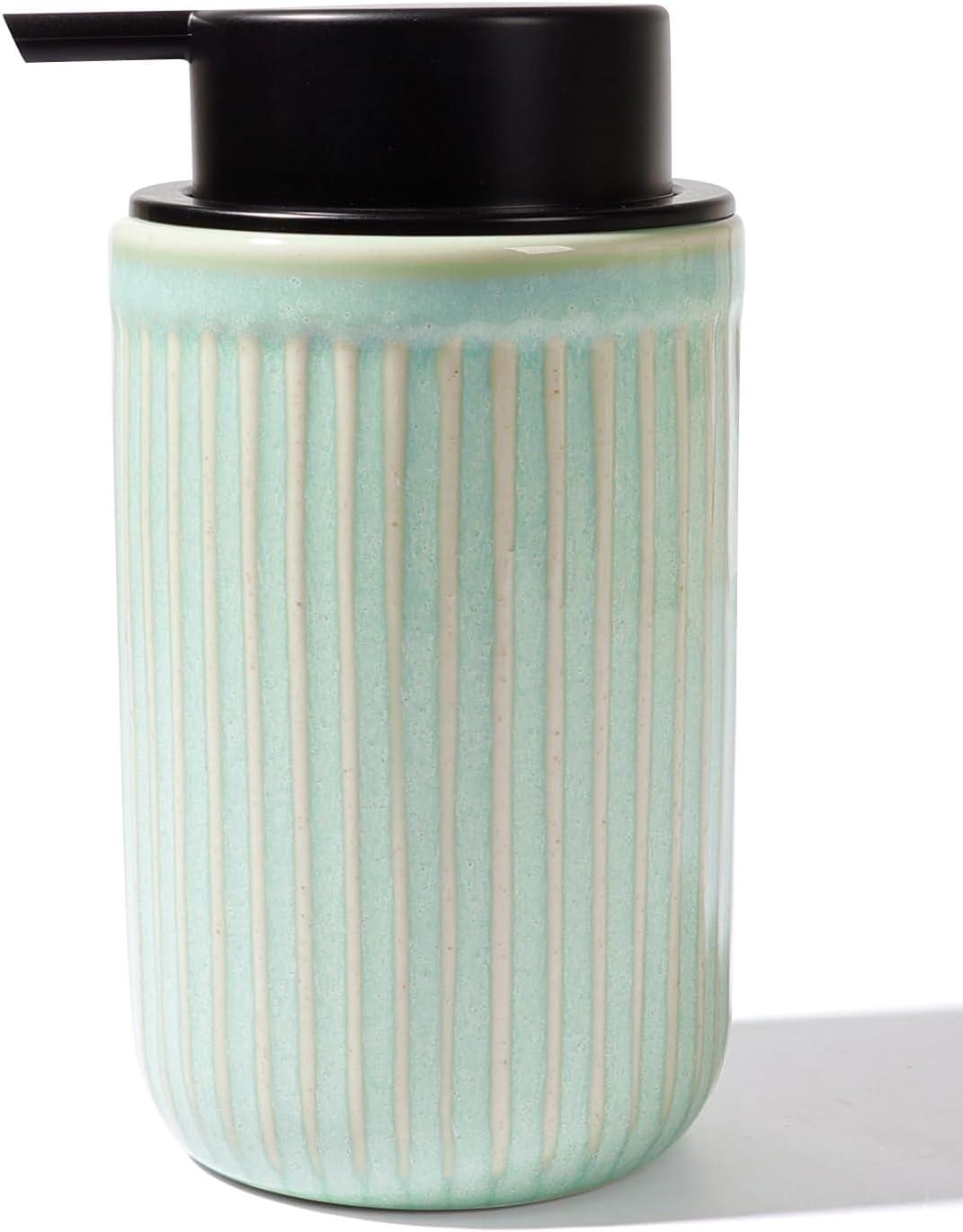 BosilunLife Dish Hand Soap Dispenser - Liquid Pump Soap Dispenser for Bathroom Deco Light Green