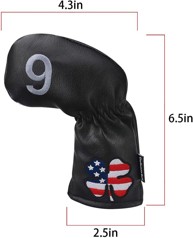 CRAFTSMAN GOLF 11pcs /Set USA US Flag Clover Leather Left Right Black White Green Dark Blue Iron