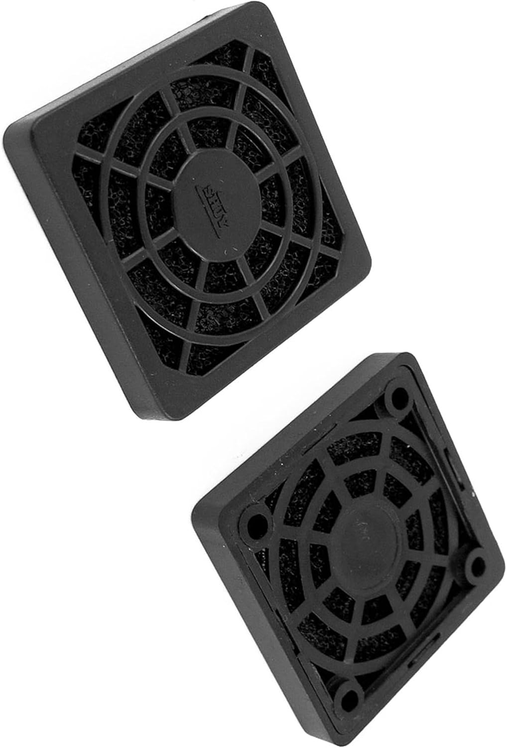 uxcell 40mm Desktop Computer Fan Dust Filter Grills Dustproof Case Cover, Plastic Square PC Fan