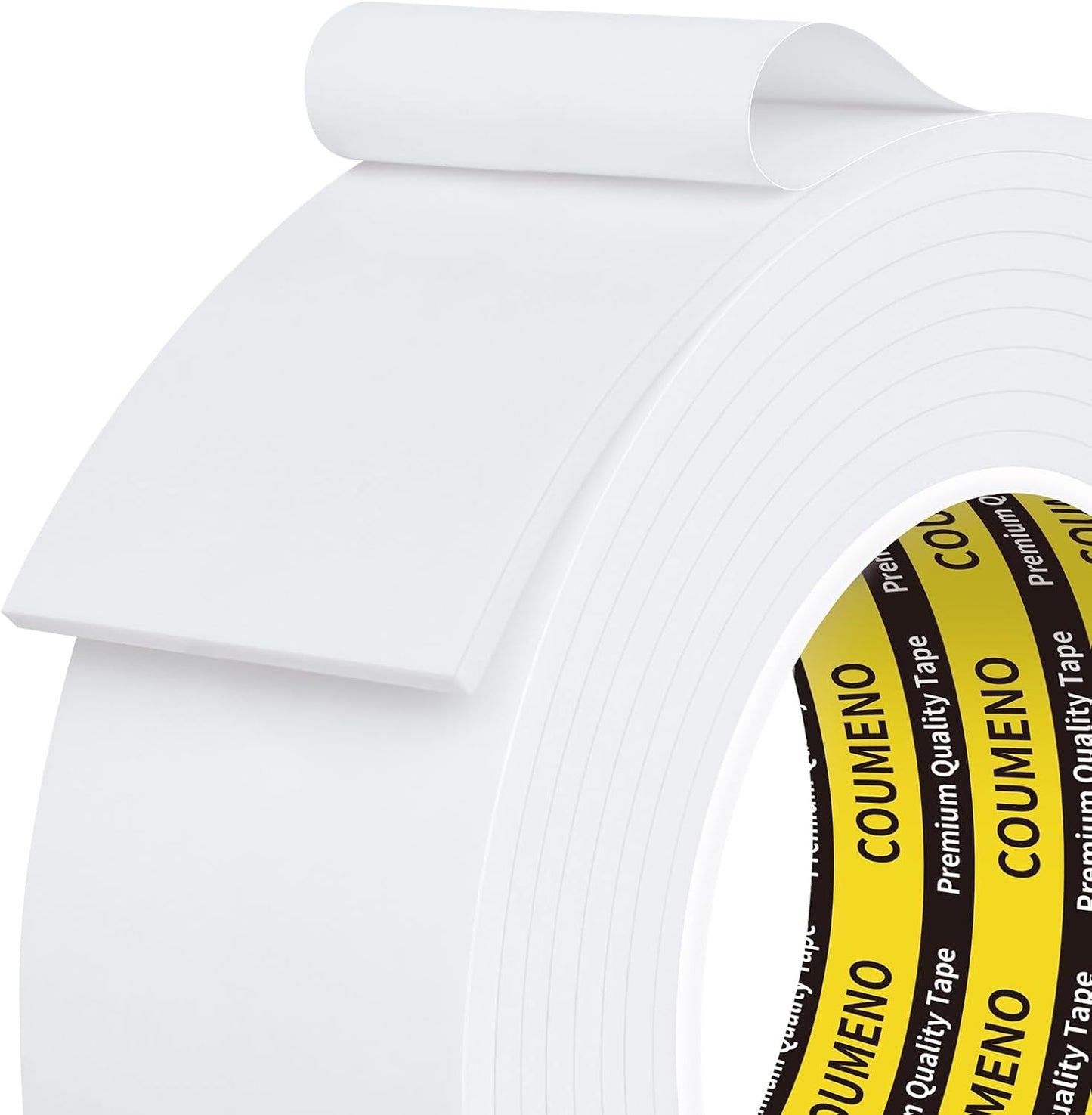 Single-Sided Adhesive White Foam Tape (EVA Material), Single-Sided Sealing Foam pad Sponge Tape for