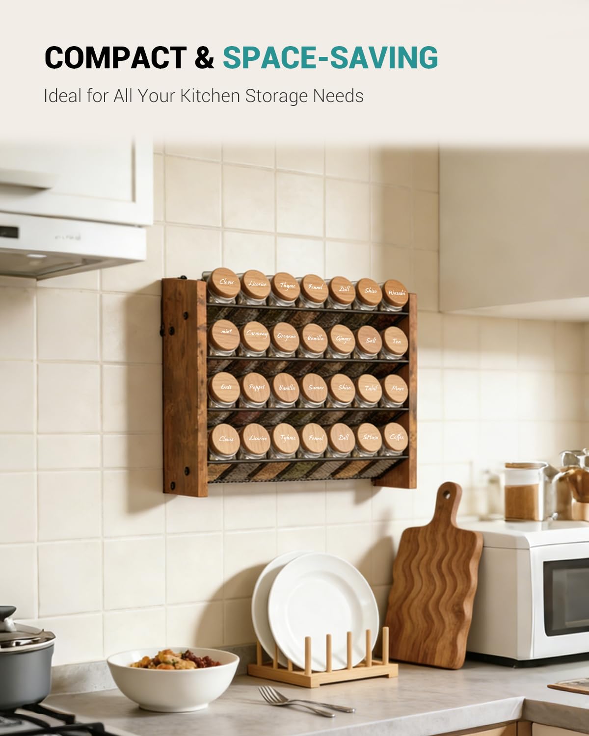 NESAPTO Spice Rack Organizer for Cabinet – view 5