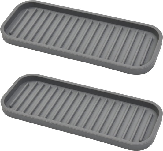 Mofason Silicone Sponge Holder, Tray for Soap and Sponge, Kitchen Sink Tray, Accessories to Help