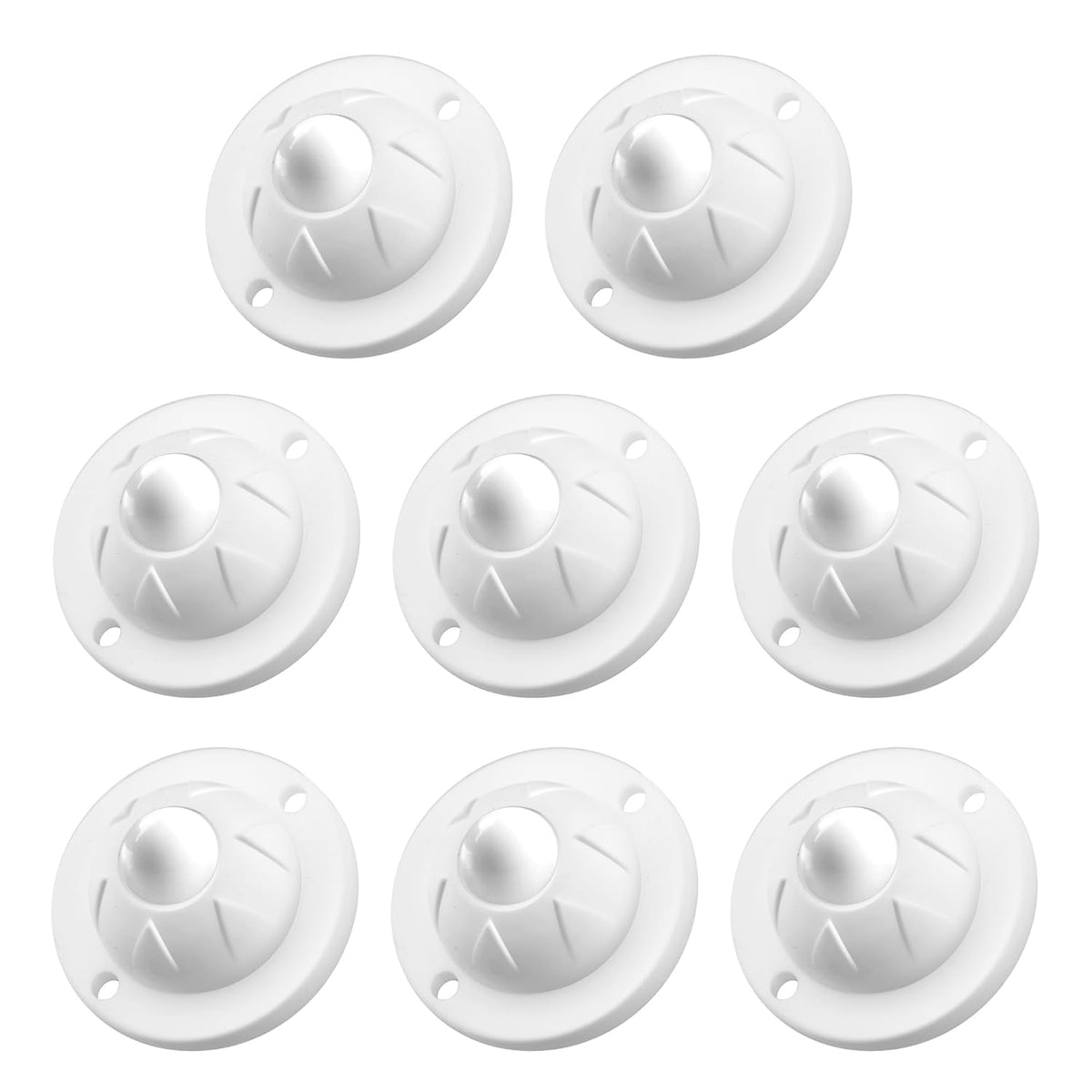 PlusRoc 8 Pack Self Adhesive Caster Wheels For Kitchen Appliance Rollers, Load Capacity 14LBS Per