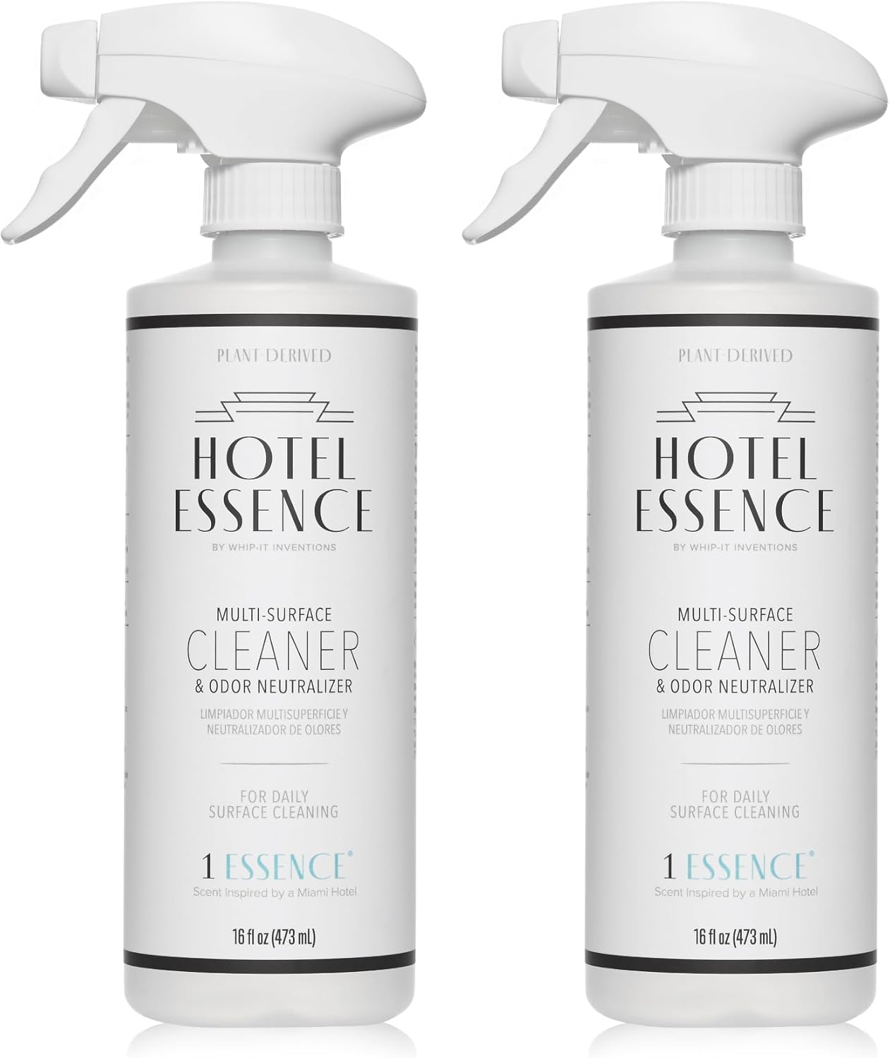 Hotel Essence Cleaner: Plant-Based Multi-Surface Cleaner & Odor Neutralizer, 16 oz, Leather