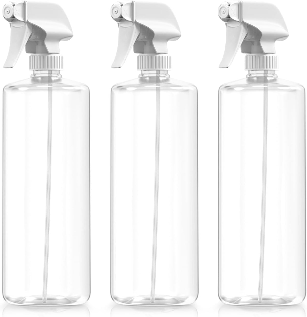 Bar5F Plastic Spray Bottles with Mixor Trigger, 32 oz | Professional, Leak Proof, Empty, Adjustable