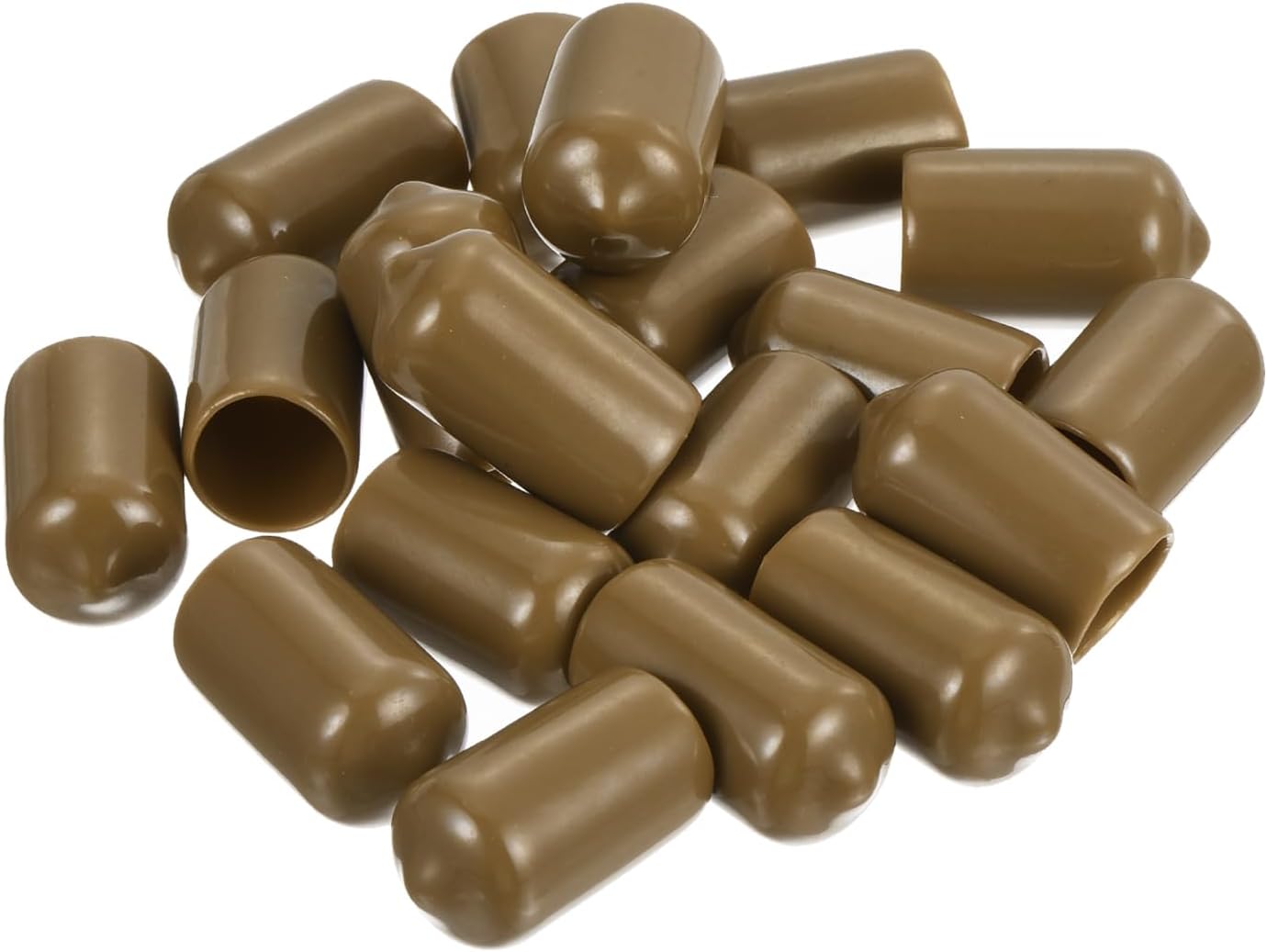 uxcell 20pcs Rubber End Caps 11.5mm ID Vinyl PVC Round Tube Bolt Cap Cover Screw Thread Protectors