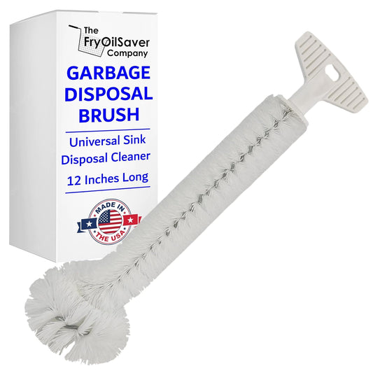Universal Garbage Disposal Cleaner and Deodorizer, 12" Long Sink & Drain Brush Cleaner for