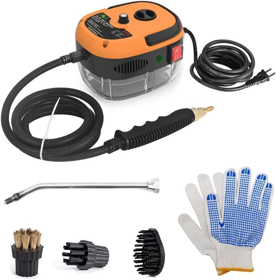 Decdeal Steam Cleaner - 2500W High Temperature Pressurized Handheld Steam Cleaning Machine with