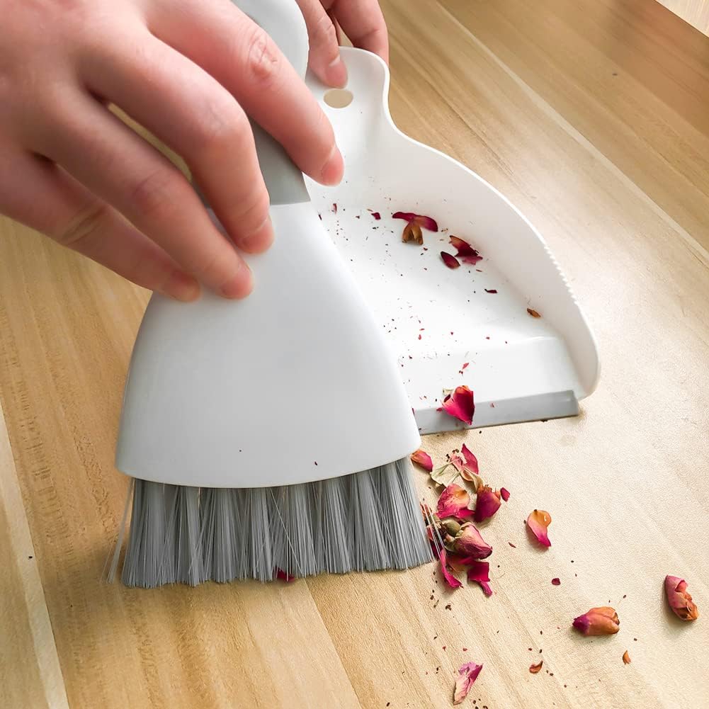 Small Dust Pan and Brush Broom - Dust Pan and Brush Set, Small Dustpan and Brush Set, Hand Broom