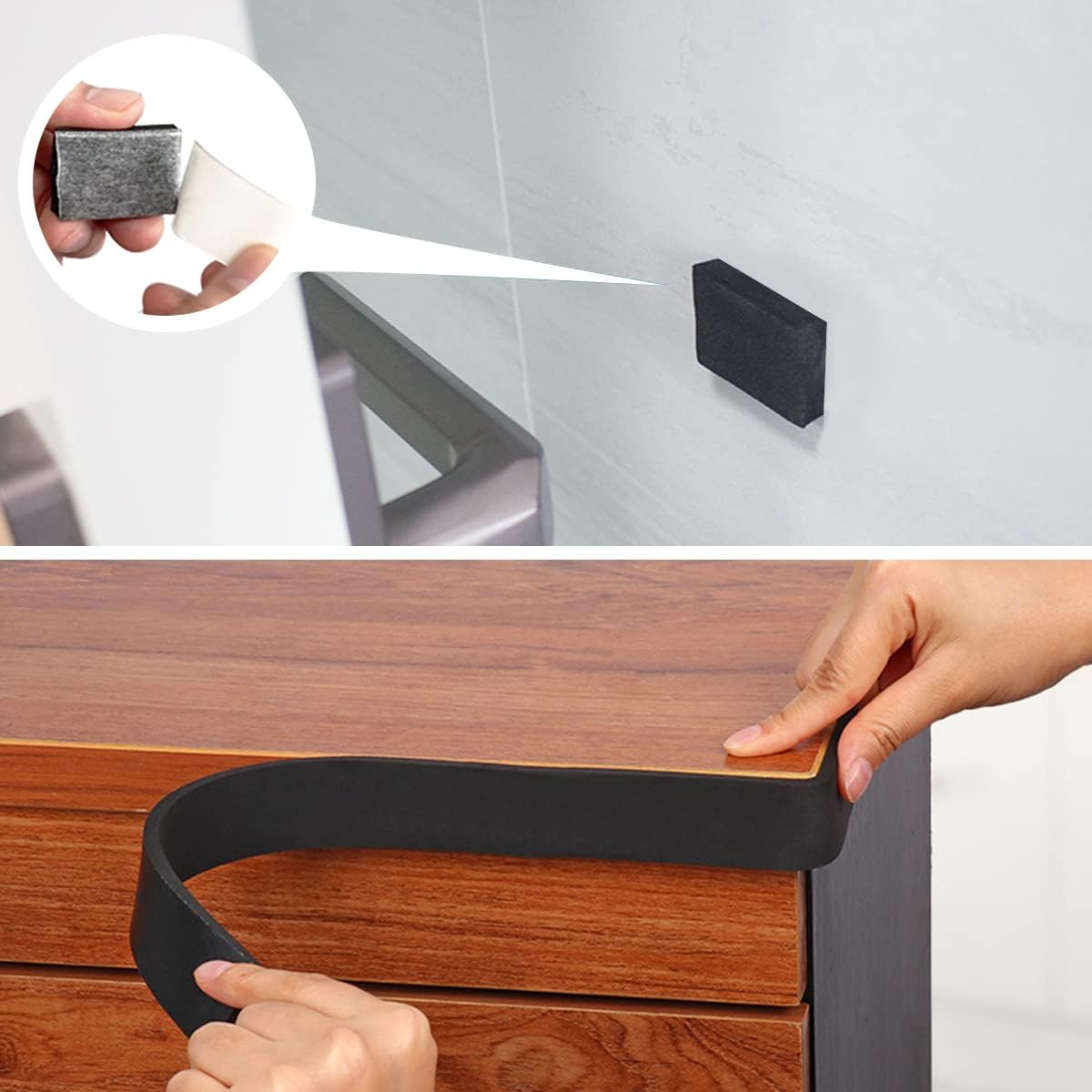 2 Rolls Seal Foam Tape, 2'' W x 1/4'' T Weather Stripping Close Cell Door Sealer, Single Sided