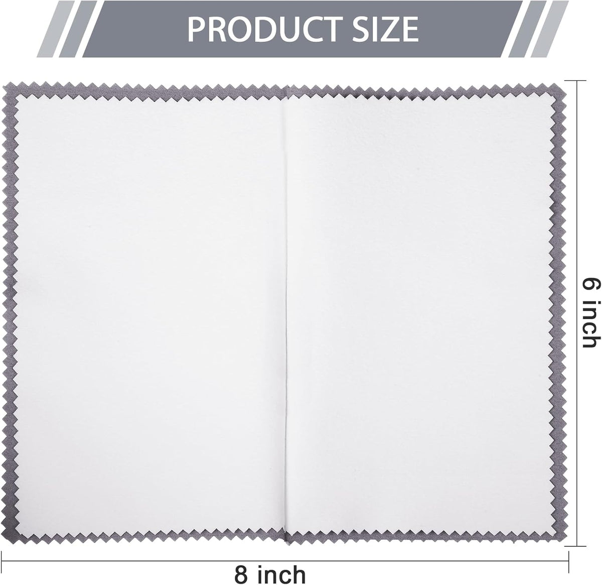Breling 20 Pcs Silver Jewelry Polishing Cloths 6 x 8 inches Jewelry Cleaning Cloth Sterling Polish