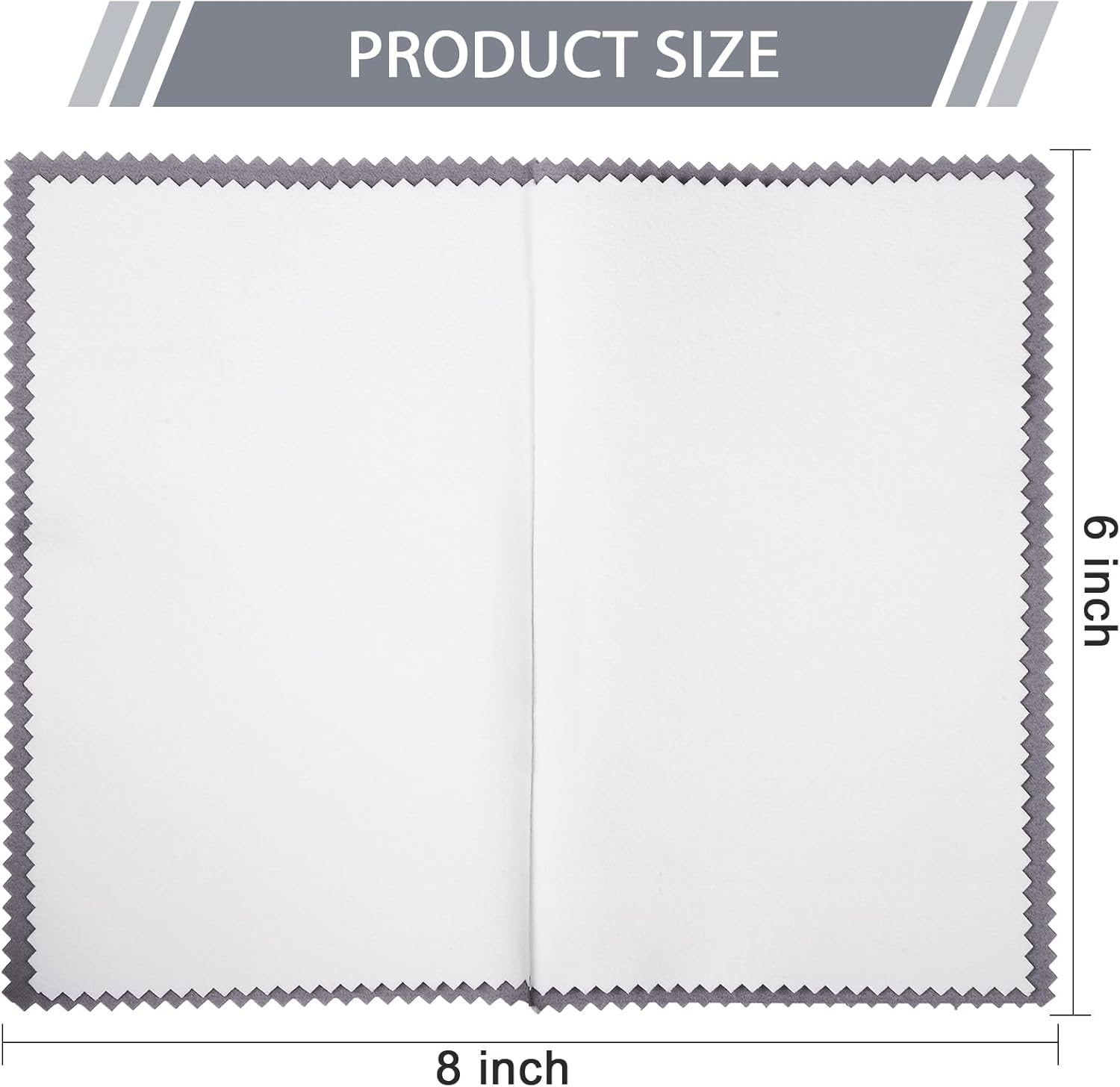 Breling 20 Pcs Silver Jewelry Polishing Cloths 6 x 8 inches Jewelry Cleaning Cloth Sterling Polish