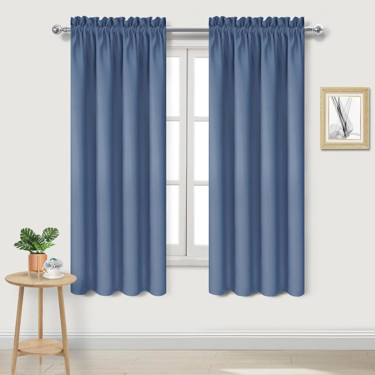 DWCN Blackout Curtains – Thermal Insulated, Energy Saving & Noise Reducing Bedroom and Living Room