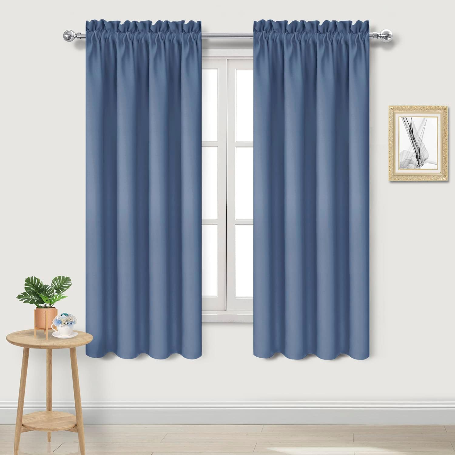 DWCN Blackout Curtains – Thermal Insulated, Energy Saving & Noise Reducing Bedroom and Living Room