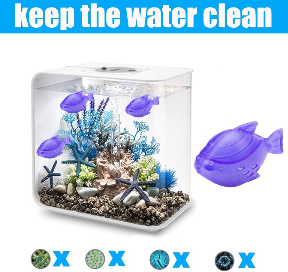 12PCS Universal Humidifier Tank Cleaner,Humidifier Cleaning Fish for Humidifiers & Fish Tanks