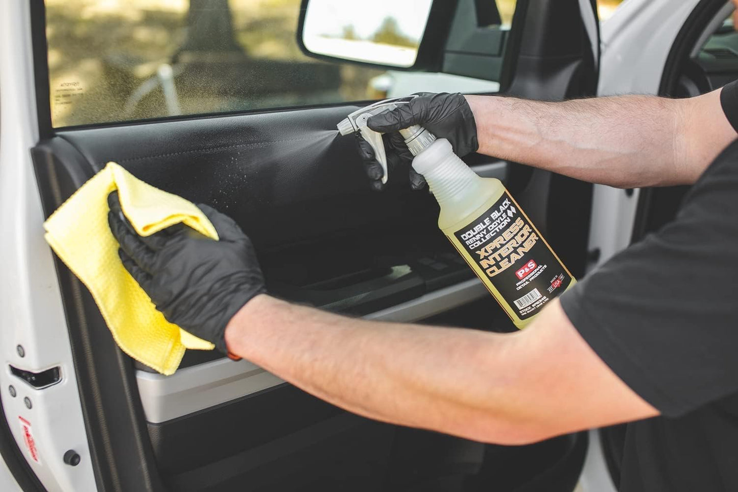 P & S Professional Detail Products Xpress Interior Cleaner – Safe for Leather, Vinyl, Plastic &
