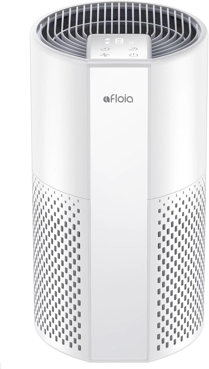 Afloia Air Purifier for Home, 4-in-1 Washable Filter for Allergies, Covers Up to 1076 ft², Quiet