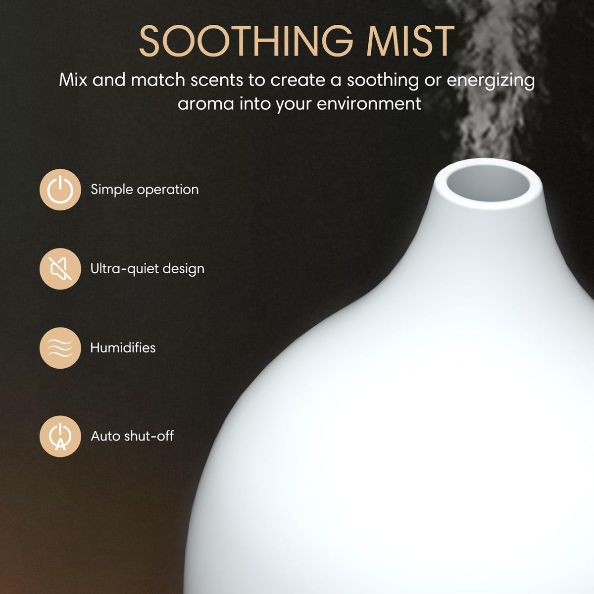 SALKING Essential Oil Diffuser 2 Pack, 100ml Aromatherapy Diffuser for Home – view 3