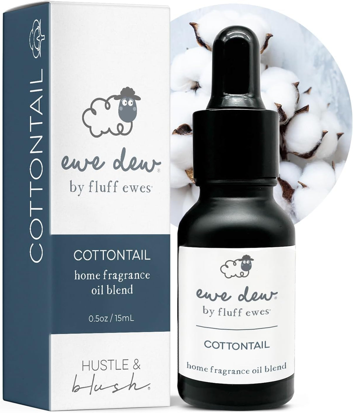Laundry Essential Oils for Dryer Balls 15ml Cottontail - Blend of Laundry Fragrance Oil and