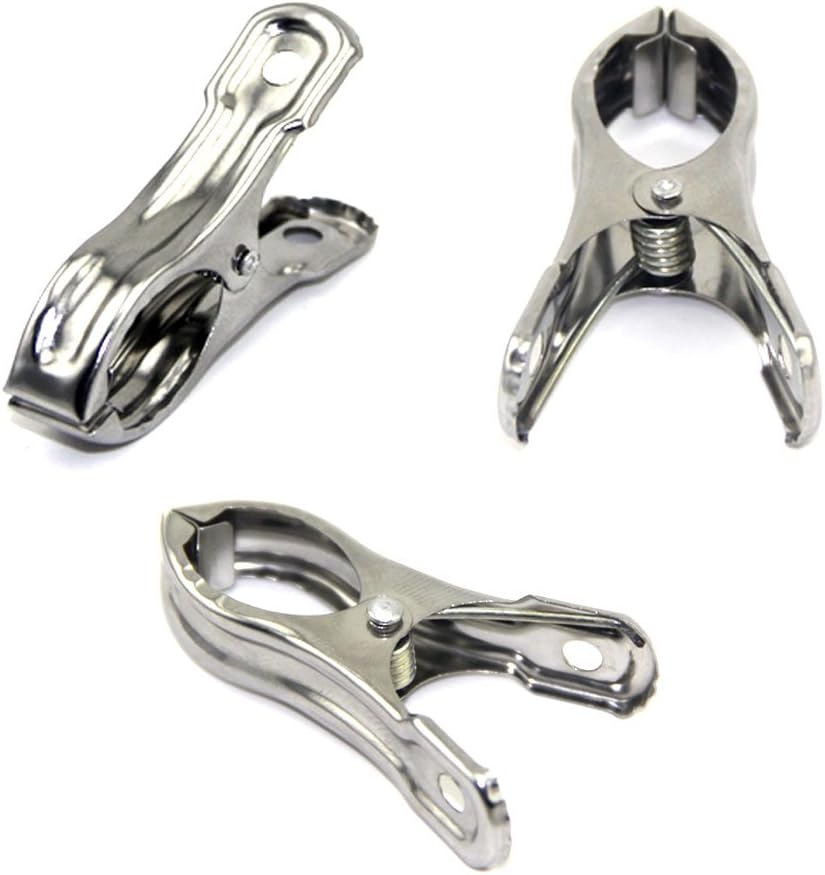 Row Cover Clips 40 Pack 2.2 Inch Stainless Steel Clothes Pins,Towel Clips Beach Towel,Garden