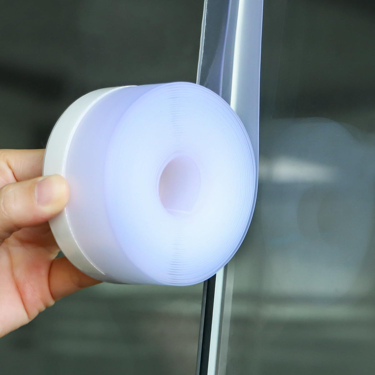 FOURGUN Weather Stripping Door Seal 45 MM * 16.5FT Insulates Soundproofs Perfect for Door Frames