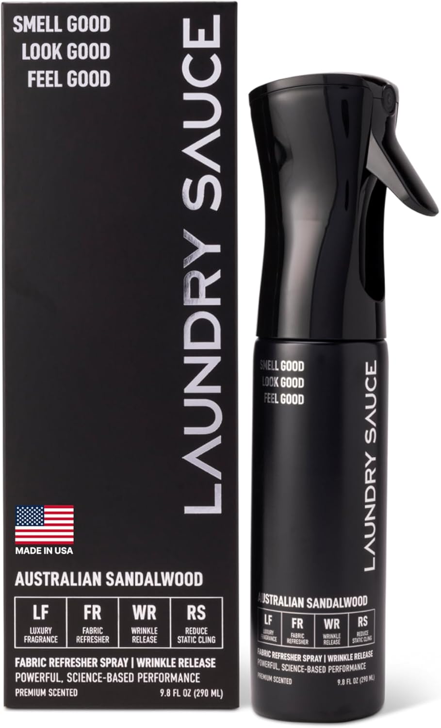 Laundry Sauce Fabric Refresher Spray Australian Sandalwood, Odor-Fighting Fabric Refresher