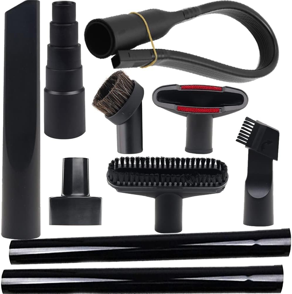 10 Pcs Universal Vacuum Attachments for Shop Vac Accessories - 2 1/2" to 1 1/4" and 1 7/8" to 1"