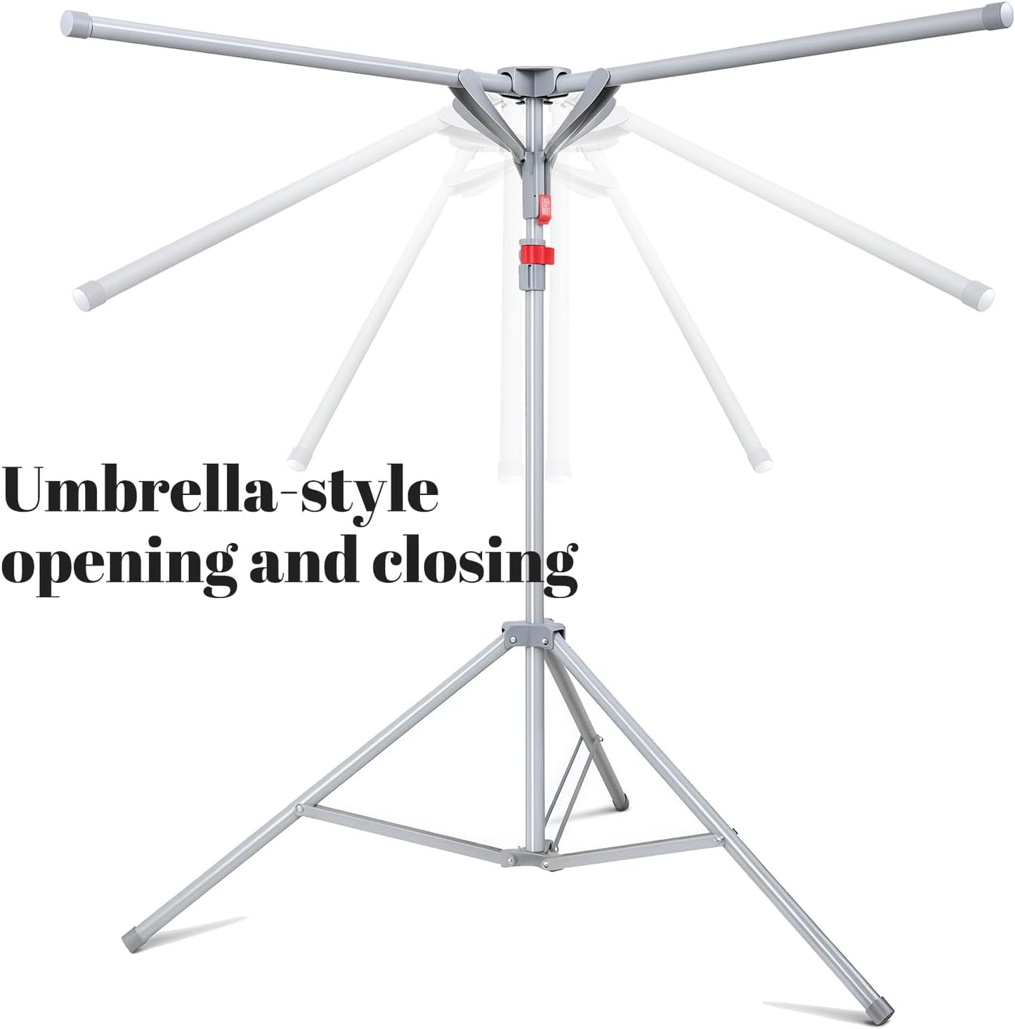 Clothes Drying Rack Foldable & Collapsible Drying Racks Large Capacity Space Saving Indoor Drying