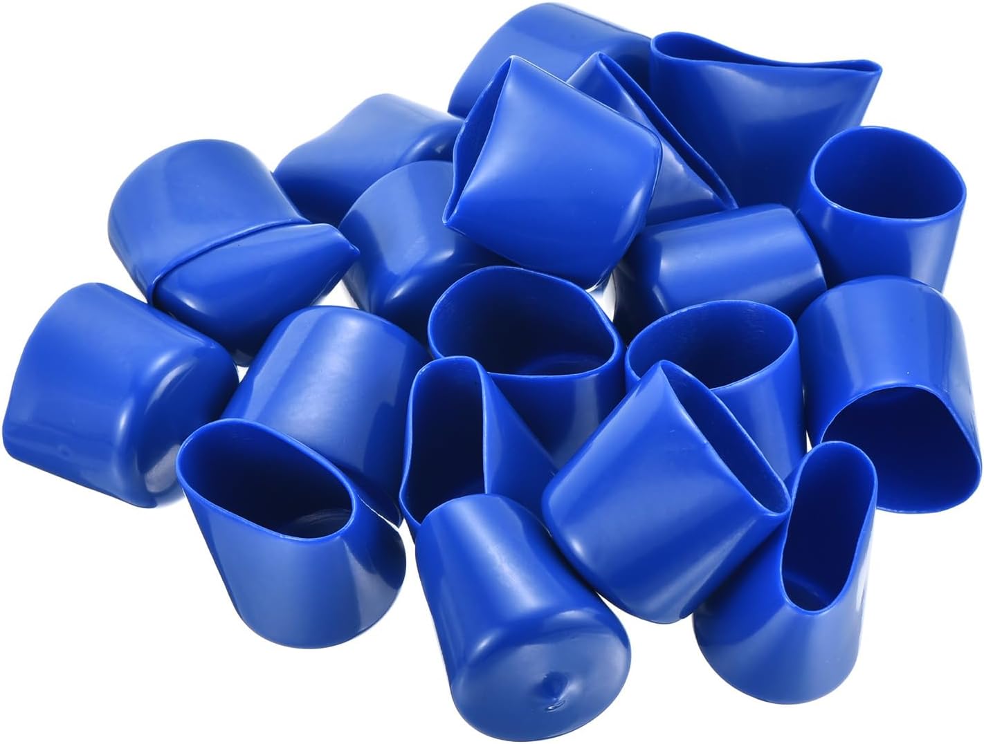 uxcell 20pcs Rubber End Caps 30mm ID Vinyl PVC Round Tube Bolt Cap Cover Screw Thread Protectors