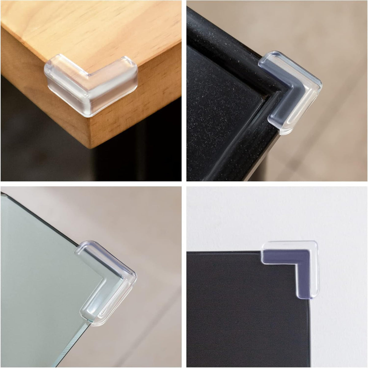 20 Pack Table Corners, Corner Guards, Clear Corner Protectors, Corner Protectors, Baby Proof Corner