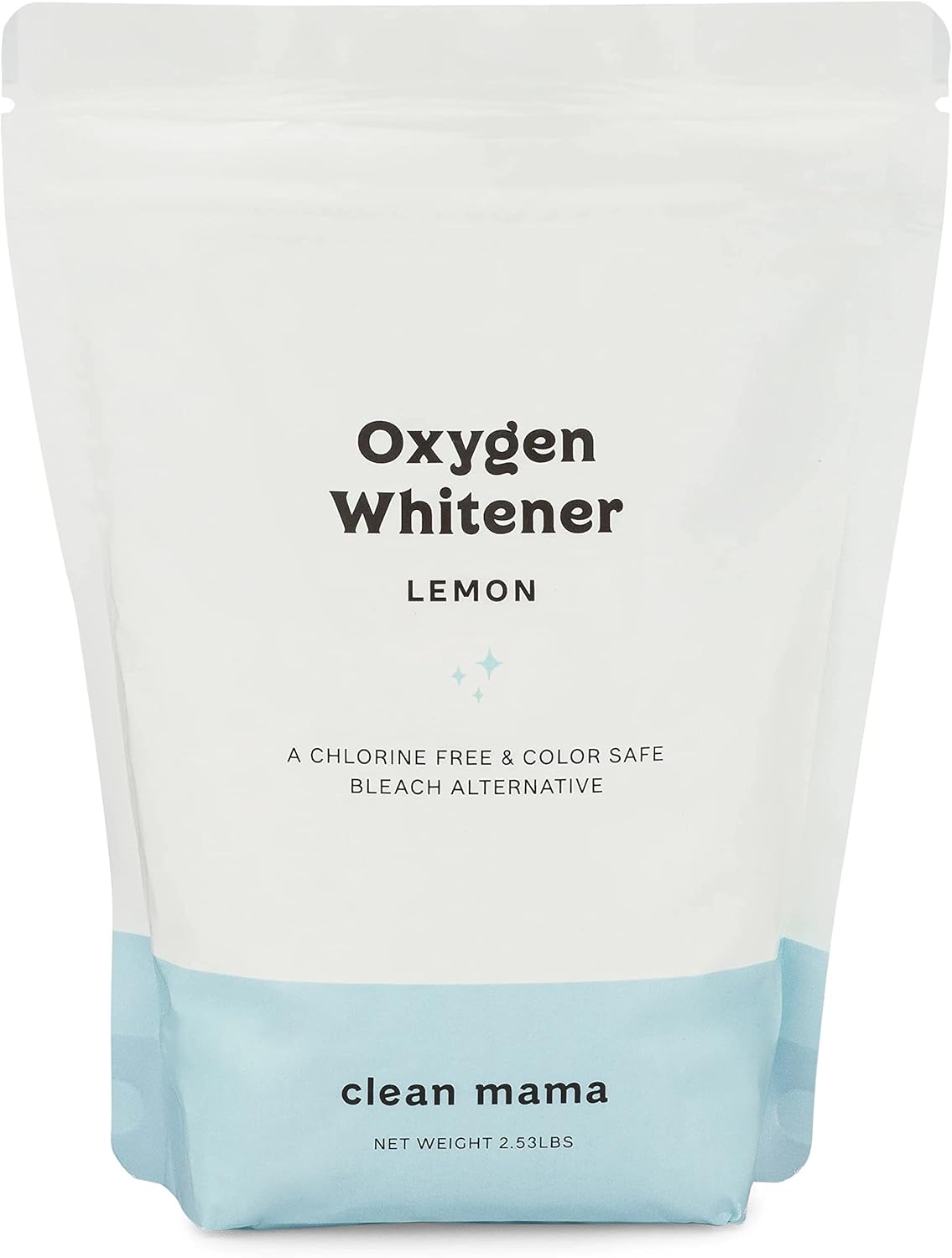 Clean Mama Natural Oxygen Whitener and Stain Remover - Color-Safe Natural Bleach Alternative