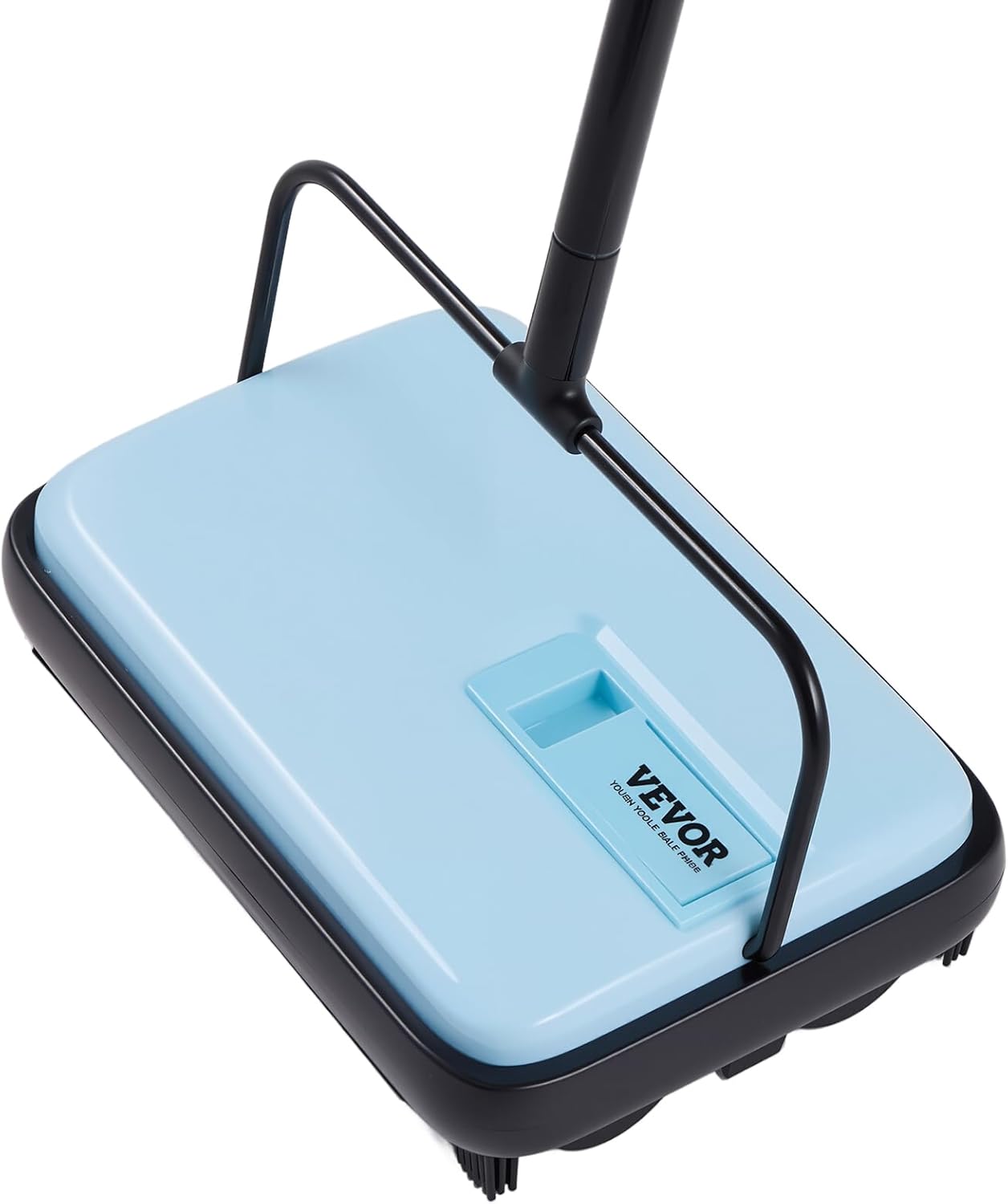 VEVOR Carpet Sweeper Manual, Floor Sweeper with 300 ml Dustbin Capacity Easy to Empty, 6.7 inch