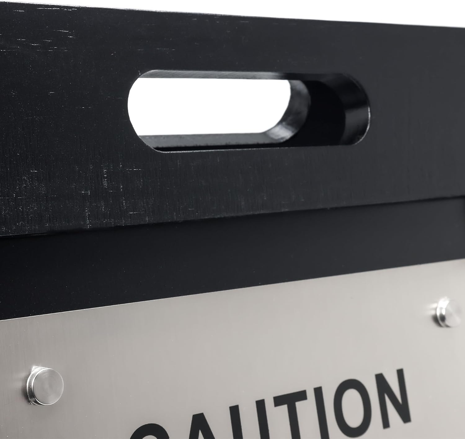 Premium Wooden Caution Wet Floor Sign – Bilingual w/ Non-Skid Plastic Feet – For Hotels, Schools