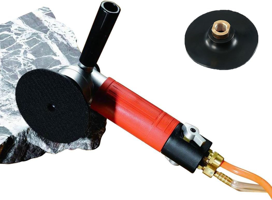 Air Wet Polisher/ Sander 4-Inch Versatile Wet Stone Grinder 4500 Rpm Pneumatic with Front Side