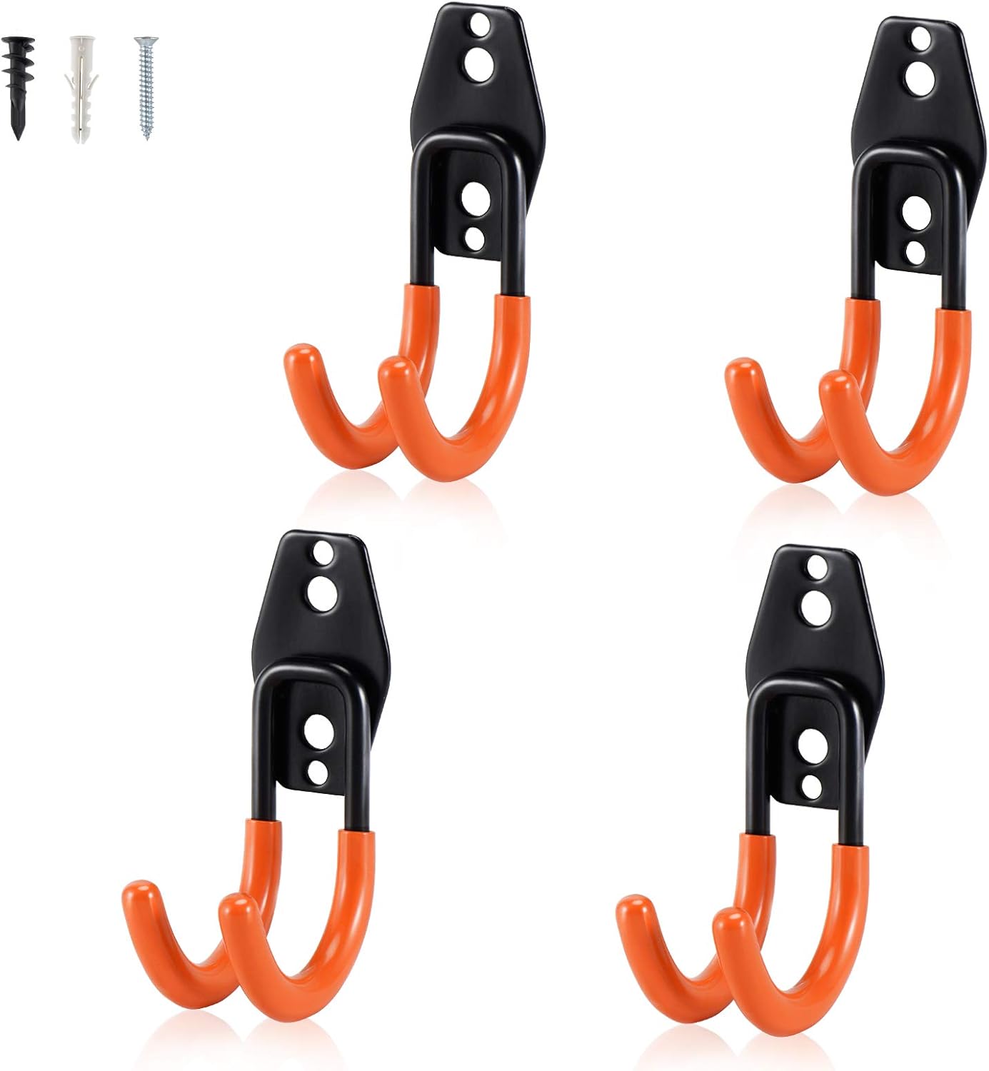 AOBEN Garage Hooks Heavy Duty, Steel Garage Storage Hooks, Utility Tool Hangers and Combinable Wall