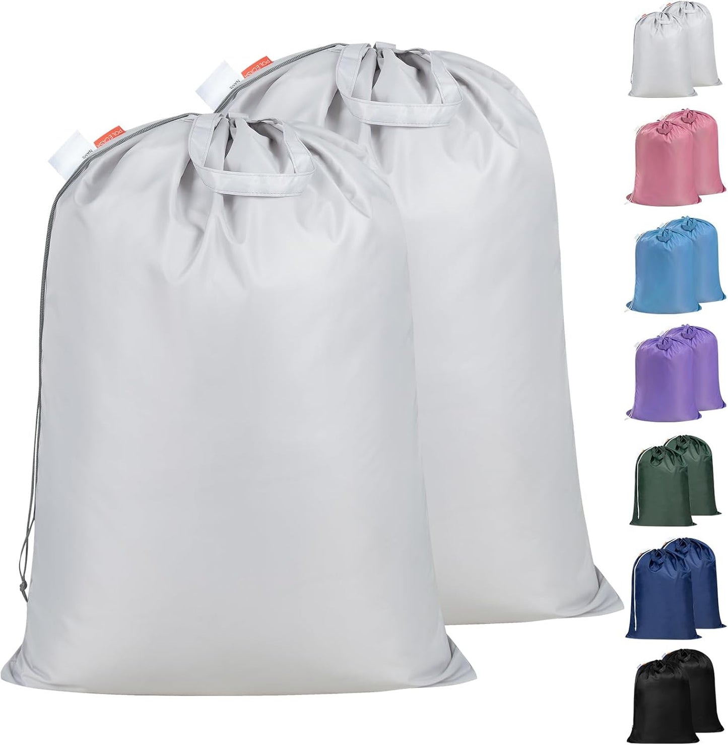 Polecasa Heavy Duty Large Laundry Bag with 130gsm Tear Resistant Fabric and Handles, Easy to Carry