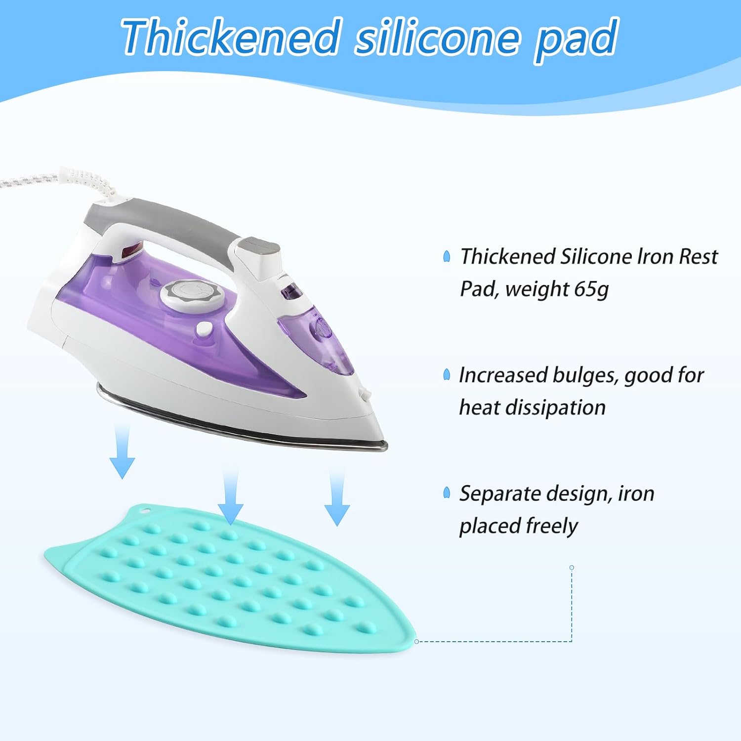 Flamingo with Coastline Ironing Mat for Table top Portable Ironing Pad Blanket for Washer Dryer