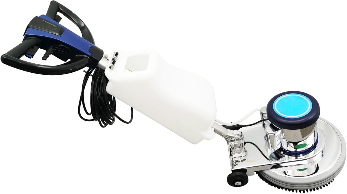 Floor Scrubber Buffer Polisher Commercial Floor Scrubber Machine 18" Tile Floor Cleaning and