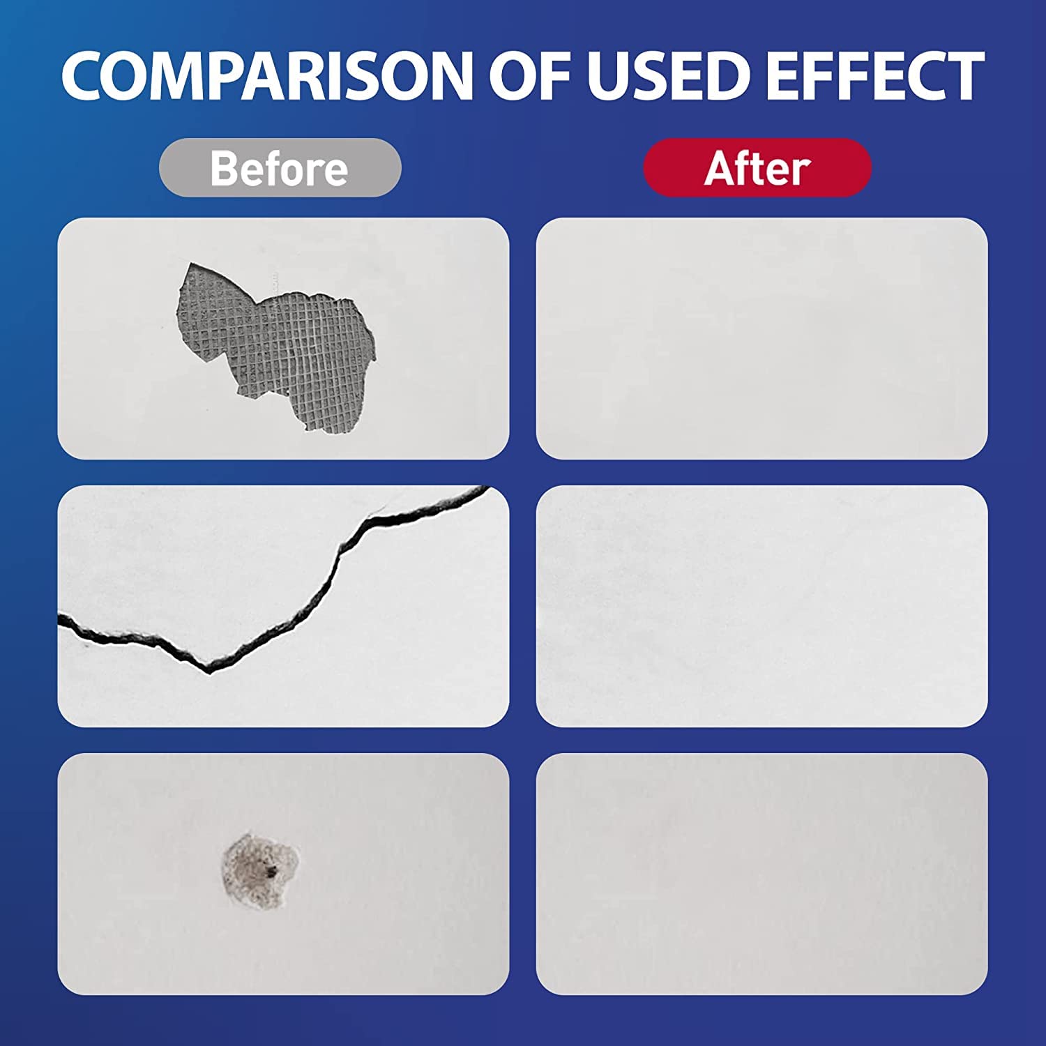 Spackle Wall Repair Kit,Drywall Repair kit,Wall Mending Agent Putty with Scraper,Plaster Wall