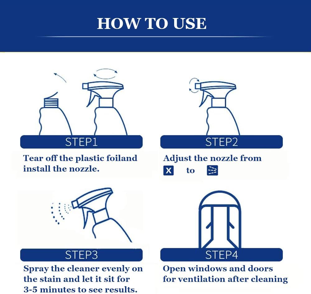 APULITO Household Bathroom Shower Cleaner, Home Cleaning Gel for Wall Tile Grount Sink Kitchen - 16