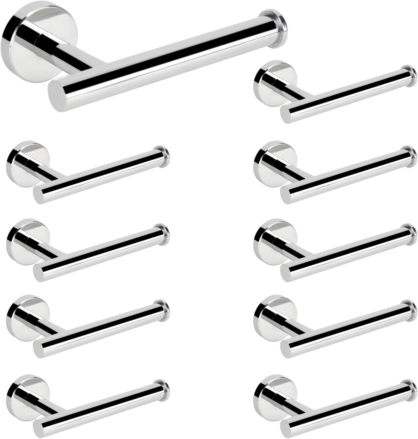 NearMoon Bathroom Toilet Paper Holder, Premium SUS304 Stainless Steel Rustproof Wall Mounted Toilet