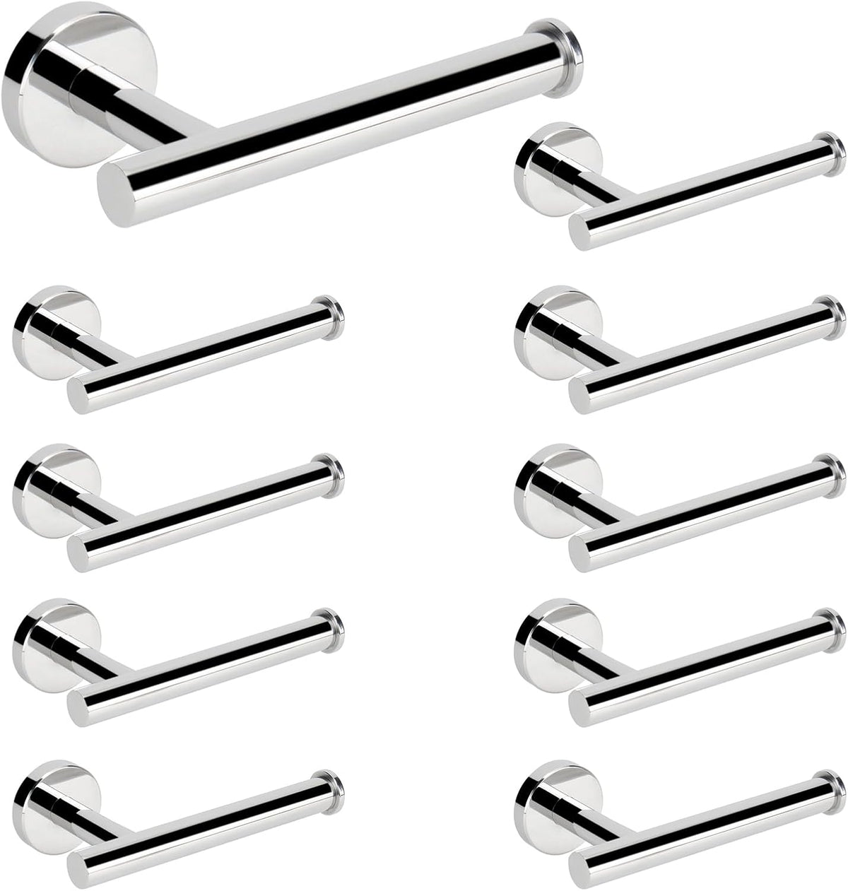 NearMoon Bathroom Toilet Paper Holder, Premium SUS304 Stainless Steel Rustproof Wall Mounted Toilet
