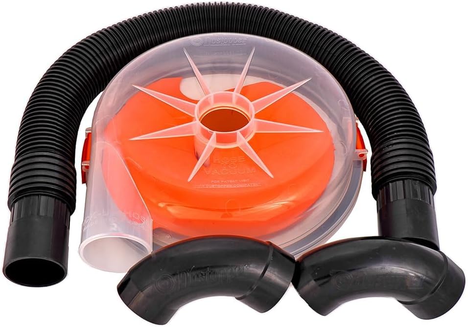 The Dustopper PRO, Low-Profile Dust Separator for Shop Wet/Dry Vacuums. Includes High-Flow 90