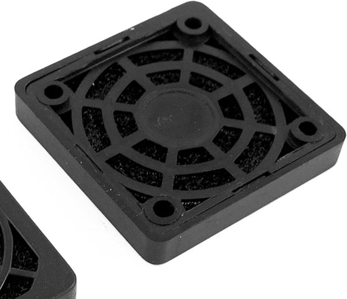 uxcell 40mm Desktop Computer Fan Dust Filter Grills Dustproof Case Cover, Plastic Square PC Fan