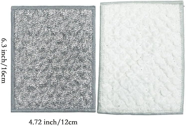 New Scratch-Resistant Multi-Functional Metal Wire Dish Cloth, Double-Sided for Wet and Dry use