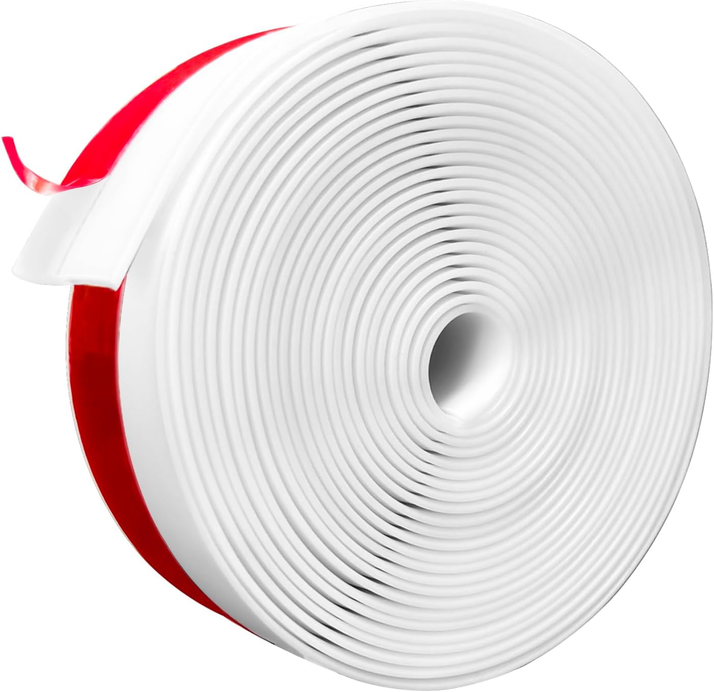 Silicone Weather Stripping, 3 inch (W) x 20 Ft (L) Door Draft Stopper, Windows Seal Strip for Gaps