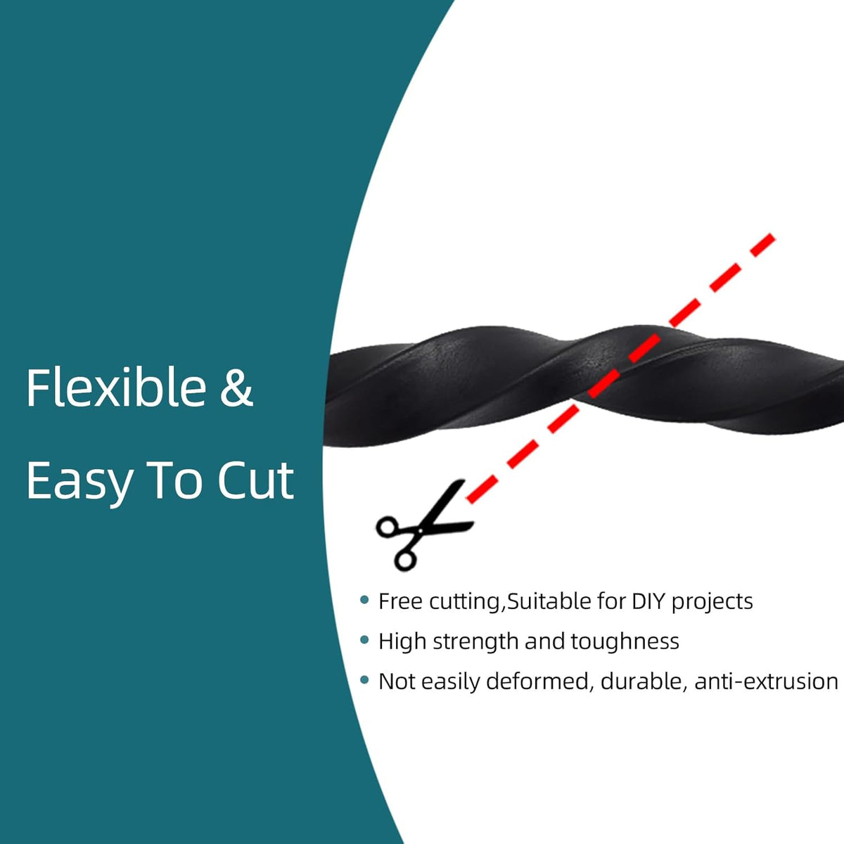 Solid Rectangle Rubber Seal with High Tack Self-Adhesive Tape, EPDM Foam Rubber Weather Stripping