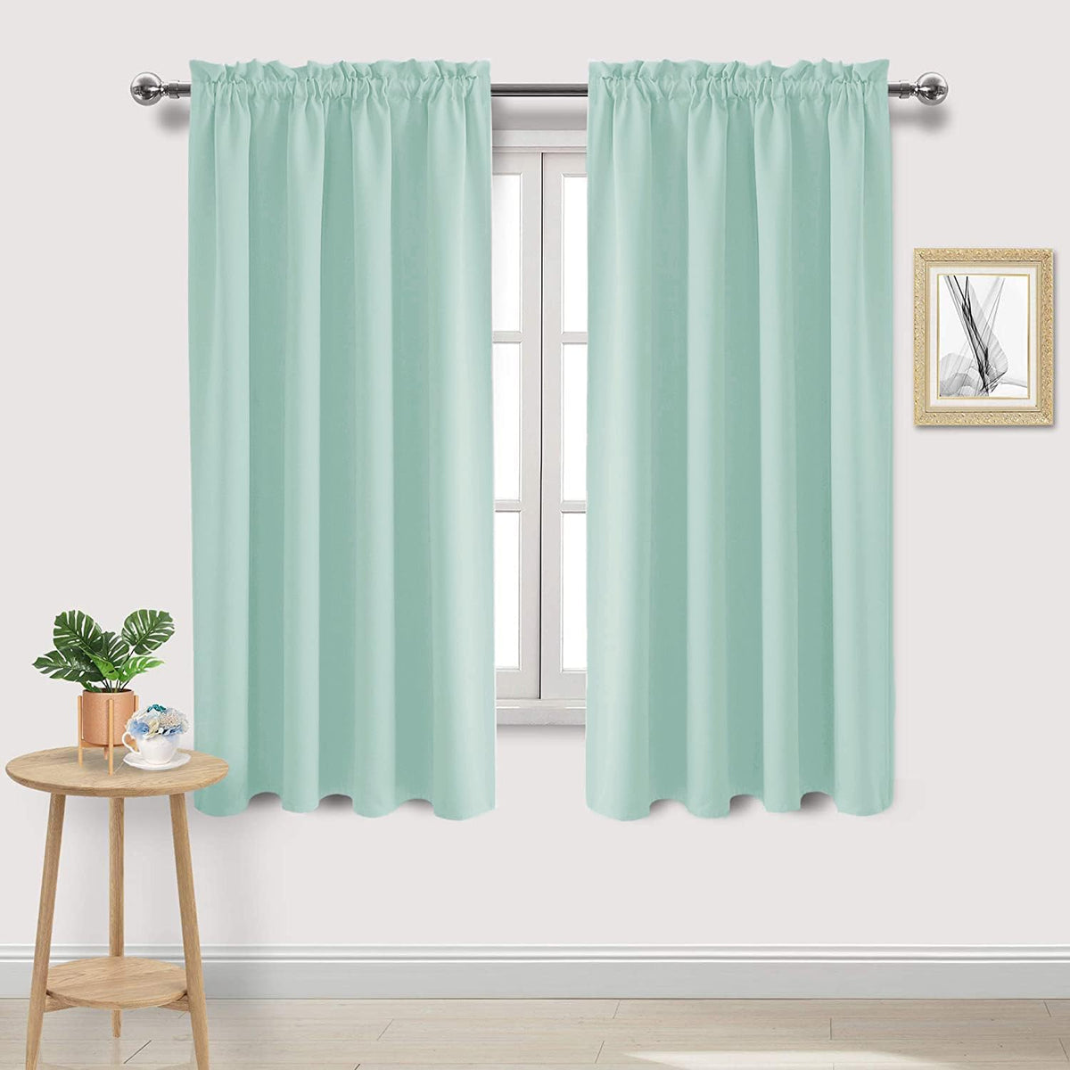 DWCN Blackout Curtains Thermal Insulated, Energy Saving & Noise Reducing Bedroom and Living Room