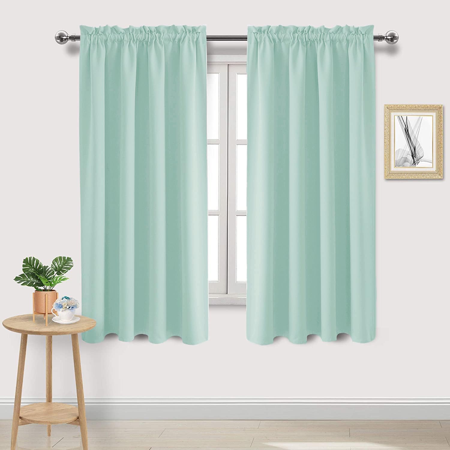 DWCN Blackout Curtains Thermal Insulated, Energy Saving & Noise Reducing Bedroom and Living Room